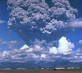Erupção do Monte Pinatubo, Filipinas, 1991.